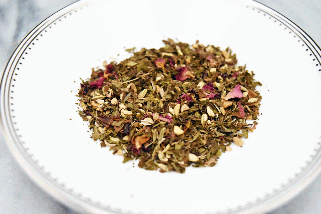 organic loose leaf herbal peppermint digestion aid tea